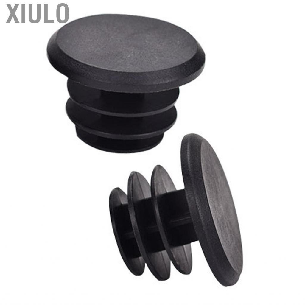 Xiulo ปลั๊กมือจับจักรยานเสือภูเขา 2 ชิ้นสิ้นสุดไม่ลื่นสวมพลาสติกทน Res HG