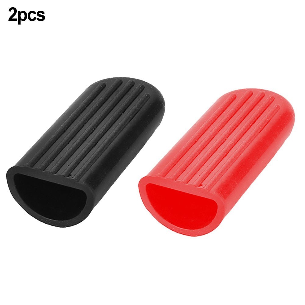 ฝาครอบป้องกันซิลิโคนทนต่อการสึกหรอ 37x17x11 มม อุปกรณ์เสริม สีดาแดง