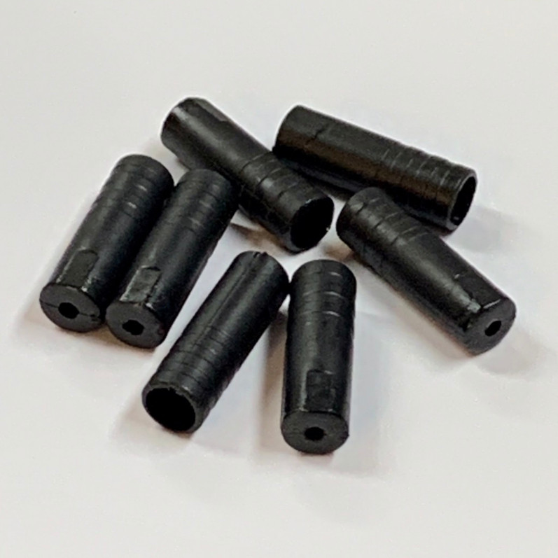 Shimano หัวปิดสายนอกเกียร์ วัสดุพลาสติกสีดำ