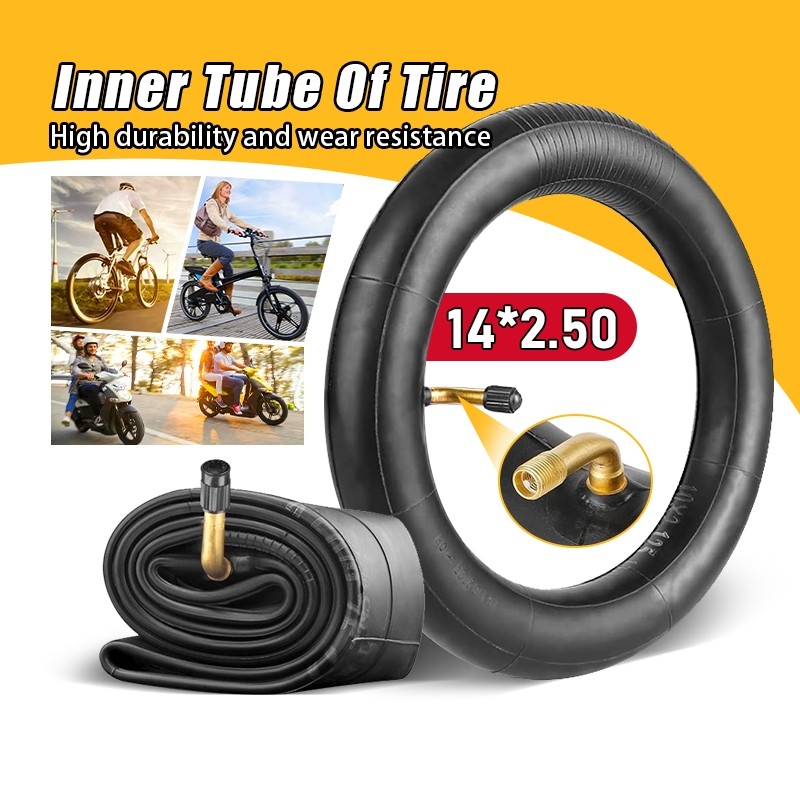 ยางใน 14x250 ยางในจักรยานไฟฟ้า 14 นิ้ว ทดแทนยางเดิม