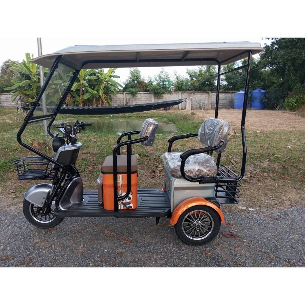 33 รับโค๊ดลดร้านเพิ่ม500฿รถไฟฟ้า3ล้อ 2 ตอน รุ่น TT6 1000w มีเบาะเด็กกรุงเทพปริมณฑลส่งฟรีทักแชท