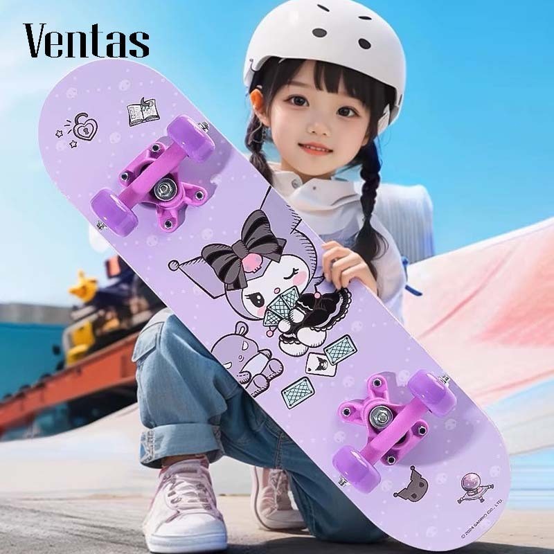 Ventas สเก็ตบอร์ สเก็ตบอร์ดหางปลา สเก็ตบอร์ดเด็กและผู้ใหญ่ กันลื่น