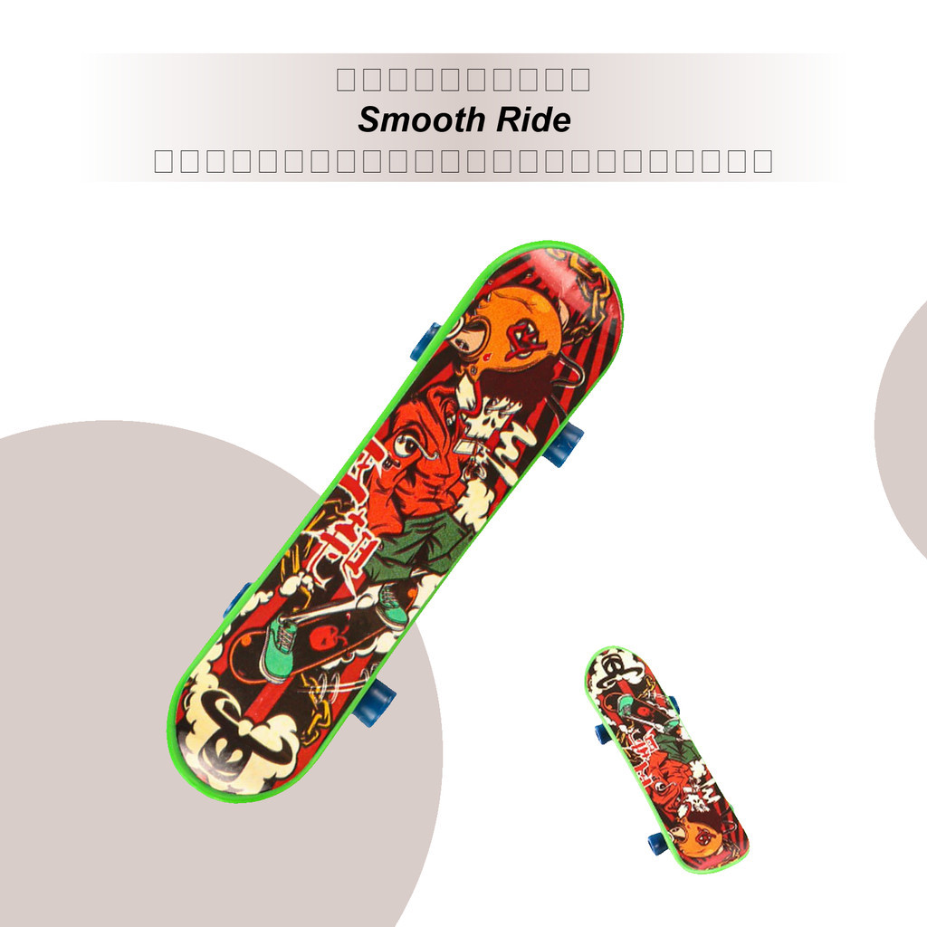 Creative Mini Trick Fingerboard ปลายนิ้วสเก็ตบอร์ด พกพาได้ง่าย ลดความเครียด เหมาะสำหรับทำงานและเล่นสนุก