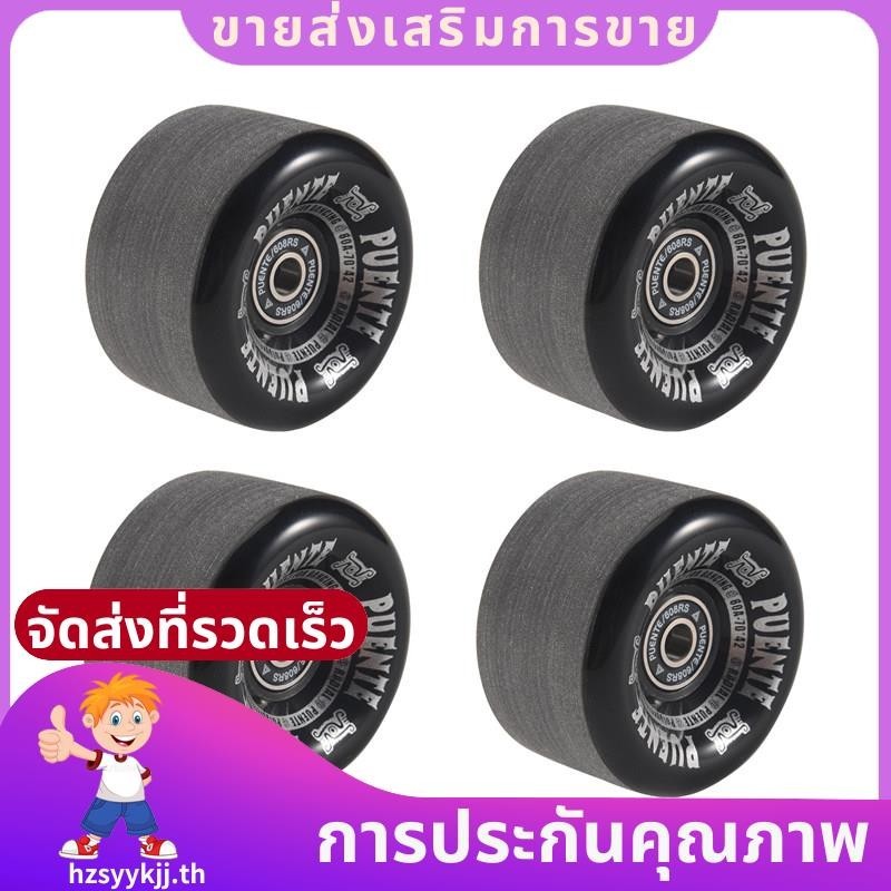 PUENTE 4 ชิ้นเซ็ต สเก็ตบอร์ดล้อ 70X42 มม 7 นิ้ว Longboard ล้อ Drift Board อุปกรณ์เสริม hzsyykjjth