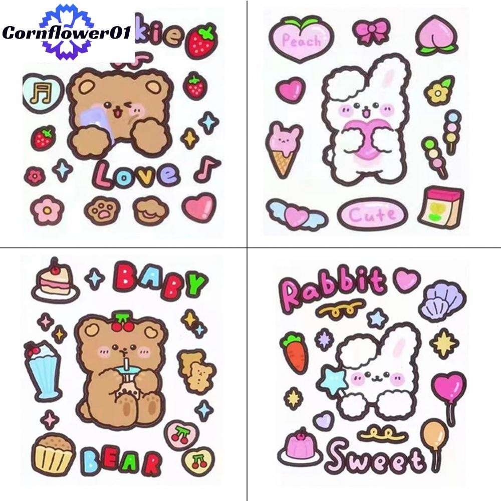 cornflower01Premium Quality Cup Stickers for Personalized For water Cups Random Patterns