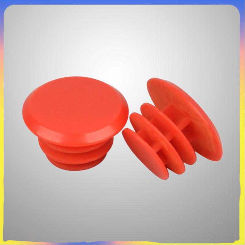 plastick 1pcs หัวจับบาร์ปลั๊ก กันกระแทก สำหรับจักรยานทุกประเภท ขนาดภายใน 22mm ครอบคลุมปลายคันเร่ง ลดความเสียหาย