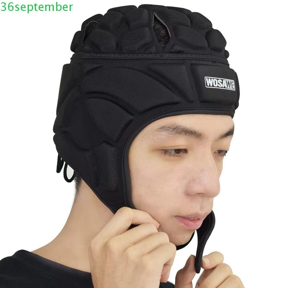เพตเมเบอร์ ฟุตบอลป้องกันหมวกกันน็อค อีวาฟองน้ำเบาะระบายอากาศ หมวกกันน็อคผู้รักษาประตู มืออาชีพป้องกันการชนและดูดซับช็อก