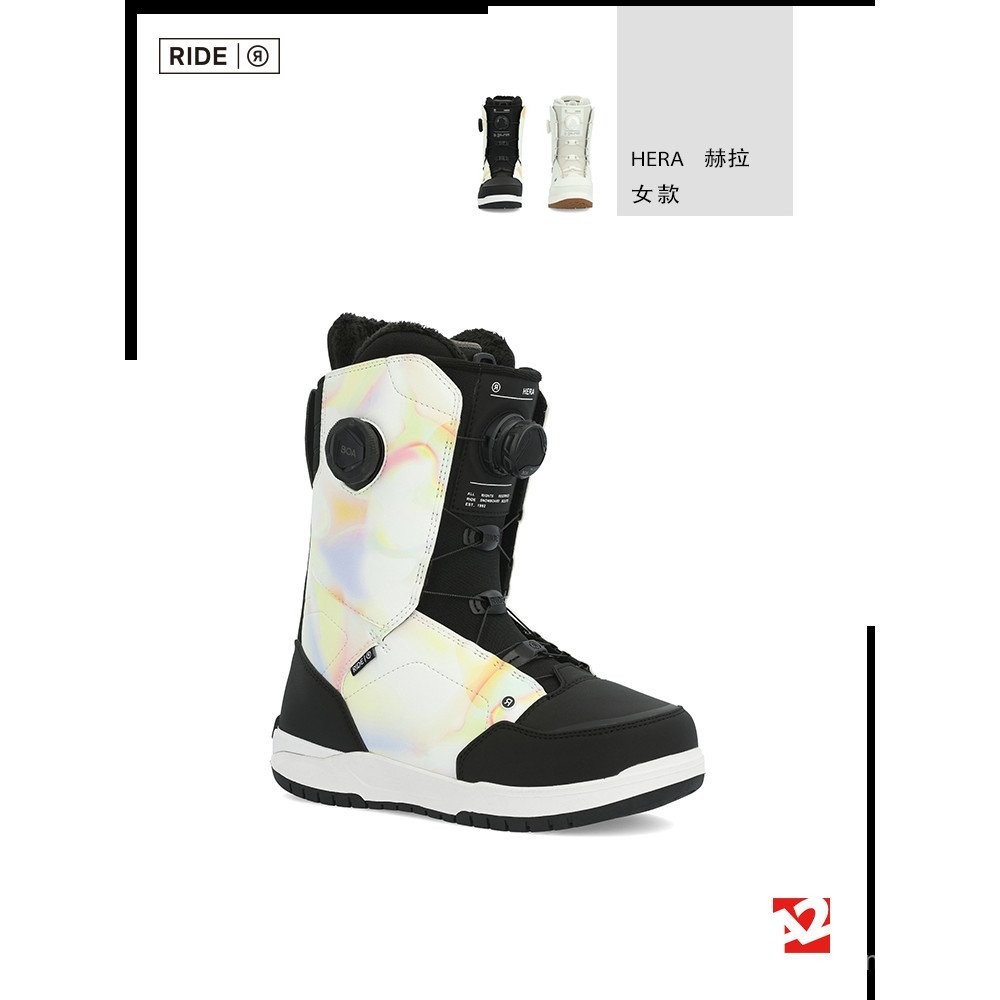 รองเท้าสโนว์บอร์ดผู้หญิง A2 Ban Shang W24 RIDE HERA แบบเลื่อนและกระโดดได้