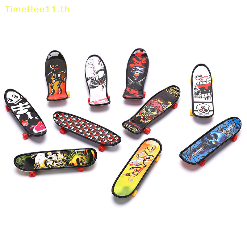Timehee พลาสติก Mini สเก็ตสเก็ตบอร์ด Fingerboard ของเล่นแปลกใหม่สาหรับของขวัญเด็ก TH