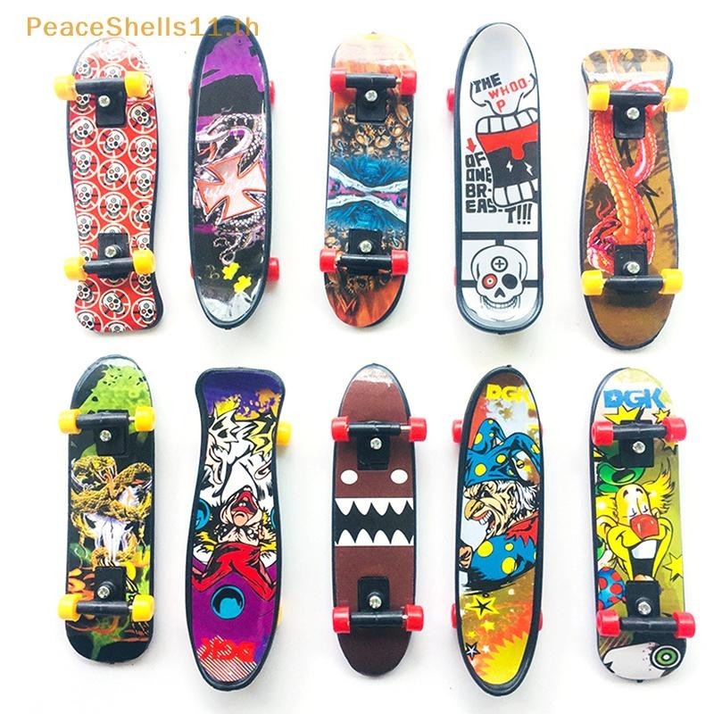Peaceshells 1 PC Fingerboard Mini Creative ปลายนิ้วสเก็ตบอร์ดพลาสติกสเก็ตสกู๊ตเตอร์ TH