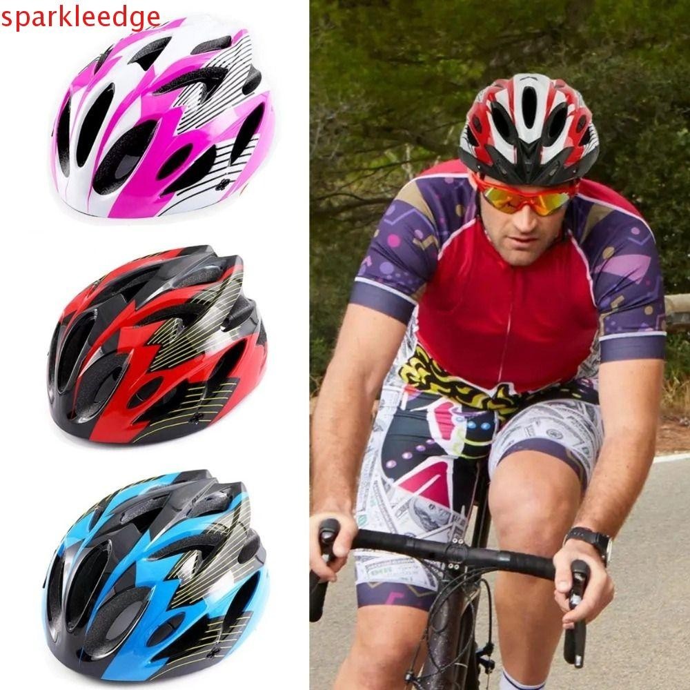 ประกายไฟ หมวกกันน็อคจักรยานเด็กหมวกกันน็อคขี่จักรยานนิรภัยแบบปรับได้แผ่นนุ่มป้องกันศีรษะมีสไตล์กลวงหมวกกันน็อค จักรยานเสือภูเขา กีฬากลางแจ้ง