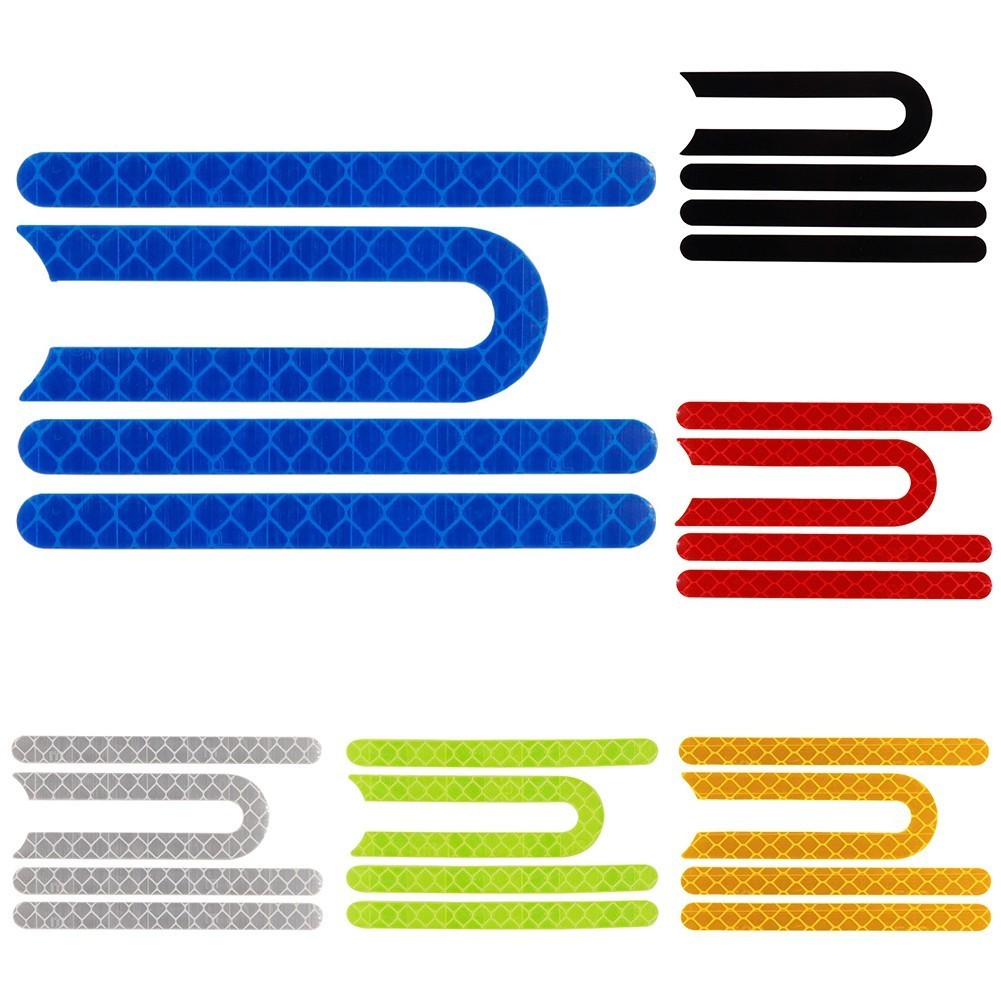 thebest 4 ชิ้นเซ็ตสกู๊ตเตอร์ไฟฟ้าสติกเกอร์สะท้อนแสงความปลอดภัยสาหรับ สาหรับ M365 Pro