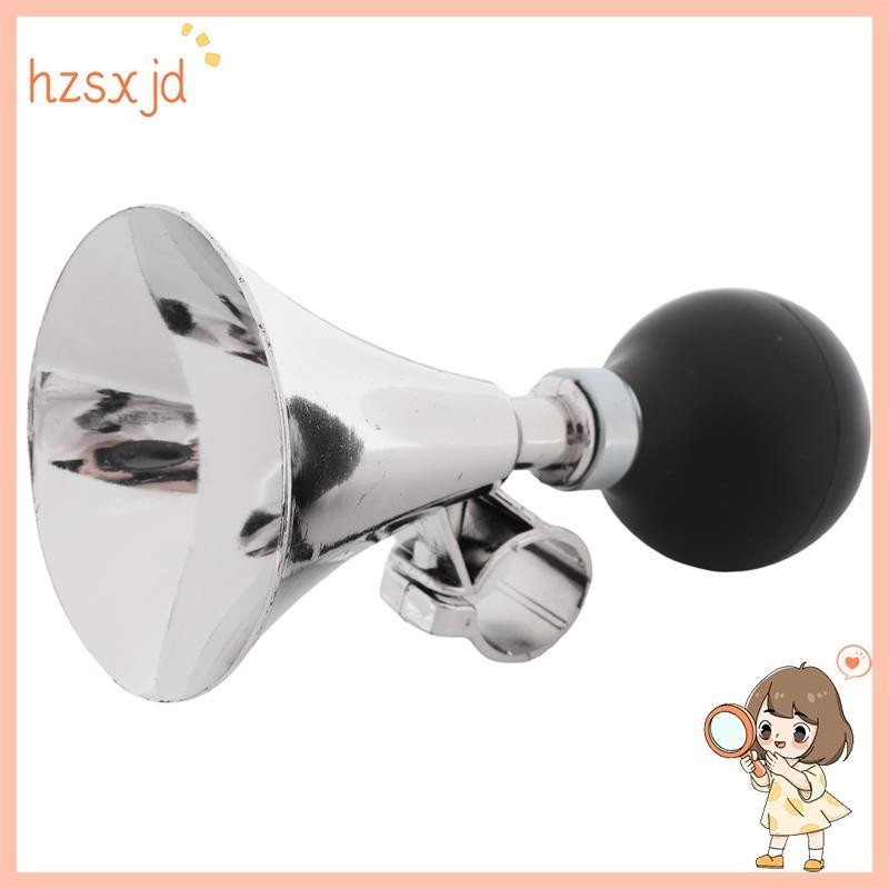 หลอดไฟยางสีดา 21 มม Dia Handlebar จักรยานจักรยาน Air Horn Bugle ทรัมเป็ต hzsxjdzaath