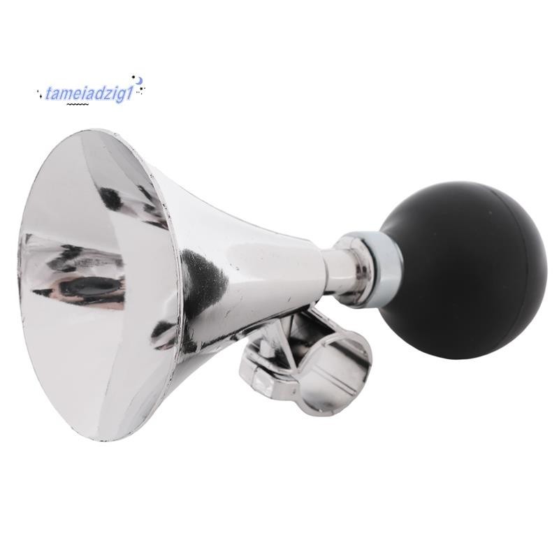 หลอดไฟยางสีดา 21 มม Dia Handlebar จักรยานจักรยาน Air Horn Bugle ทรัมเป็ต