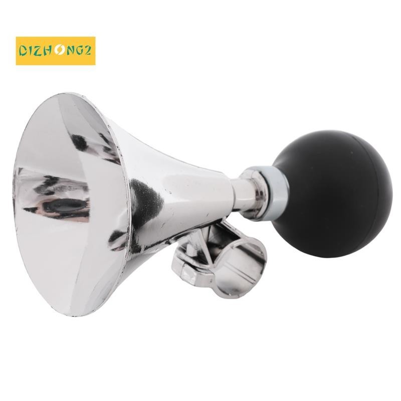 dizhong2 หลอดไฟยางสีดา 21 มม Dia Handlebar จักรยานจักรยาน Air Horn Bugle ทรัมเป็ต