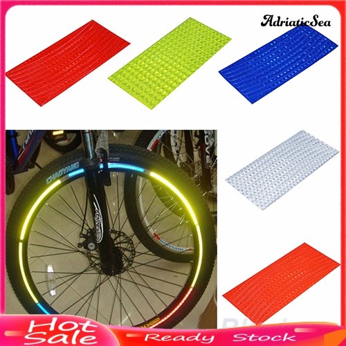 CODเรืองแสง จักรยานเสือภูเขา จักรยานจักรยานสติกเกอร์ขี่จักรยานล้อขอบสติกเกอร์สะท้อนแสงรูปลอก