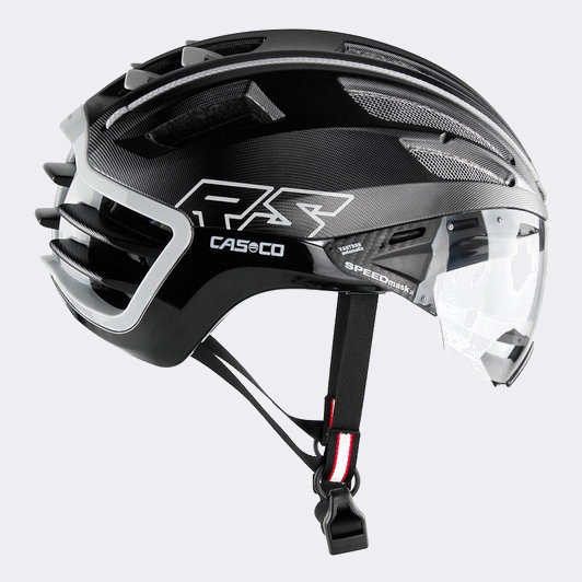 หมวกปั่นจักรยาน SPEED AIRO 2 MIT VAUTRON VISIER SCHWARZ