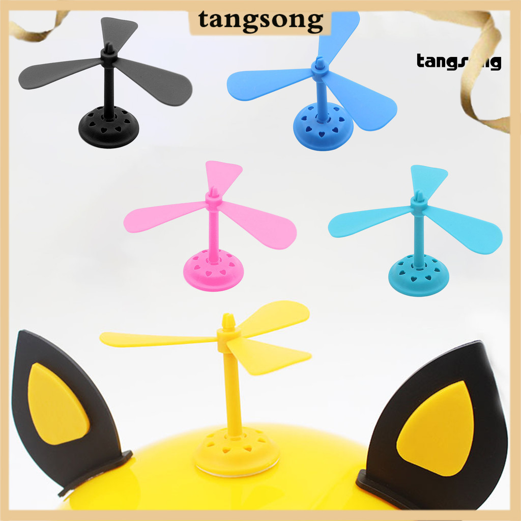 ซังซองหมวกกันน็อคมอเตอร์ไซค์ Bamboo Dragonfly Thicken Pole ติดตั้งง่ายเด็กไฟฟ้ารถหมวกกันน็อก Windmill Pinwheel หมวกกันน็อคเครื่องประดับ