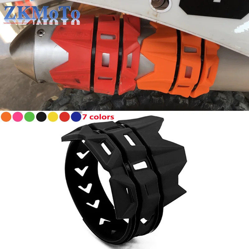 ฝาครอบป้องกันท่อไอเสียสำหรับ KTM EXC EXCF XC XCF XCW SX SXF TPI 125 200 250 300 350 450 500 แบบสากล