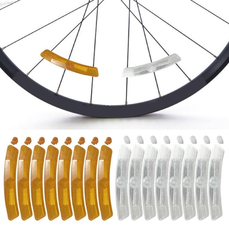 GB 8 ชิ้นจักรยานกันน้าล้อ Spokes Reflectors สาหรับขี่จักรยานจักรยานเสือภูเขา