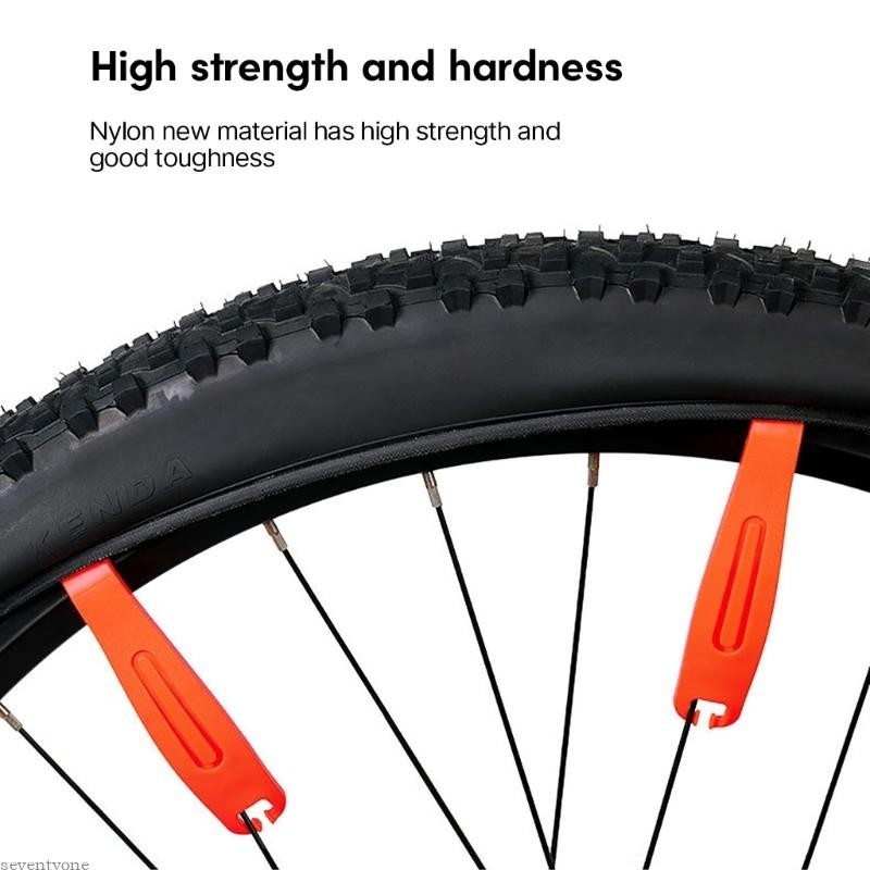 Seve 3 ชิ้นจักรยานยาง Lever ทนต่อการสึกหรอ เปิด Breaker ซ่อมเครื่องมือ