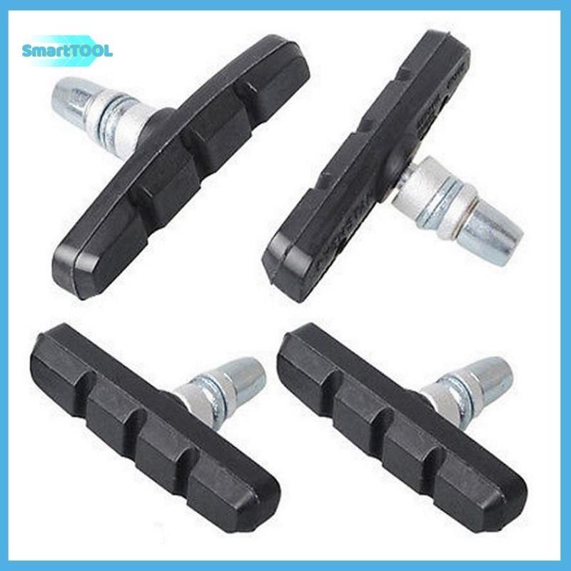 Utzn ผ้าเบรกจักรยานขี่จักรยานจักรยาน V ขายึดเบรครองเท้าบล็อกขอบเบรคใหม่