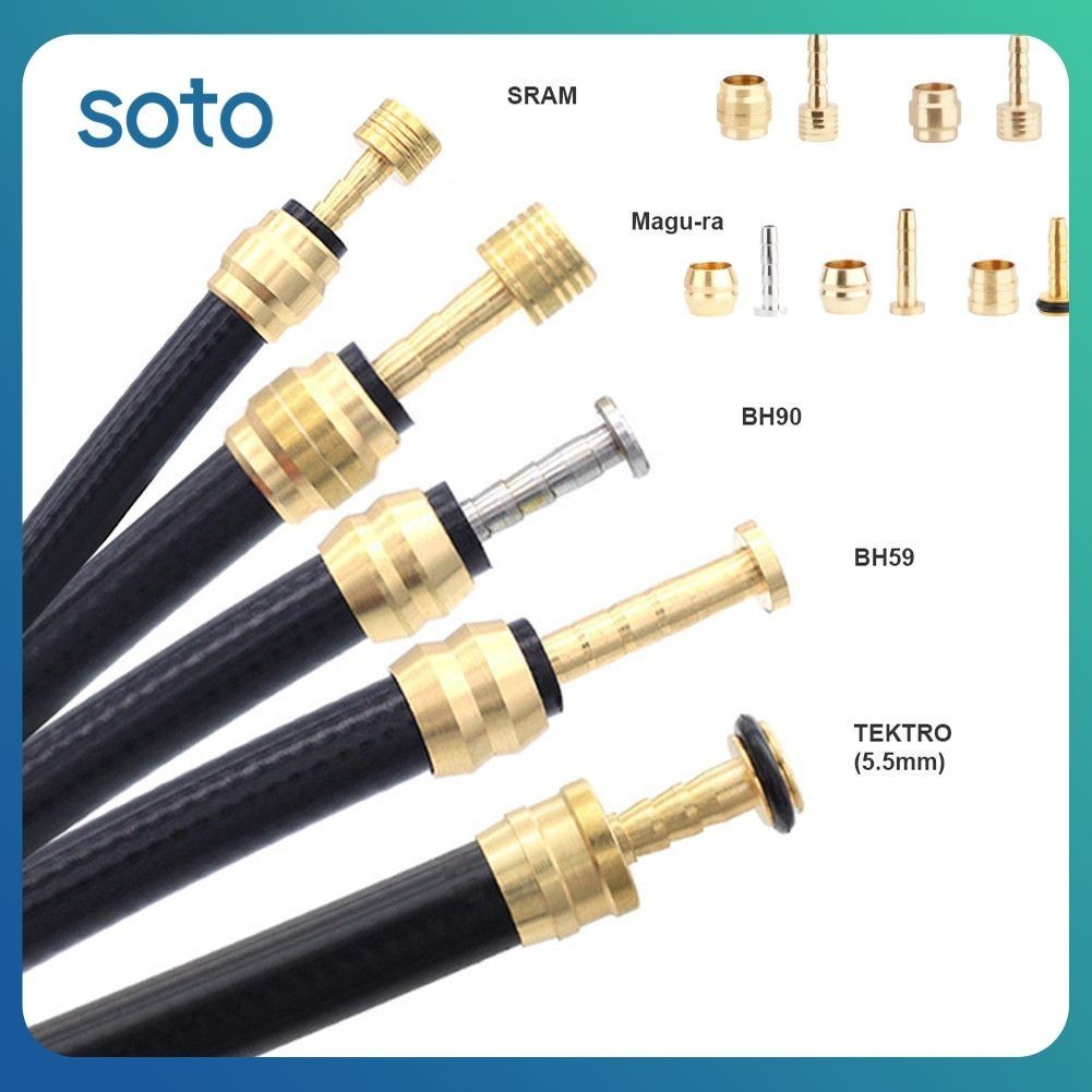 MTB จักรยานมะกอกหัวจักรยานเสือภูเขาน้ำมันเข็ม Bh90bh59srammagura tektro ท่อตัดน้ำมันเบรกด้วยเครื่องมือซ่อมแซมขี่กลางแจ้ง Shimano ที่เข้ากันได้