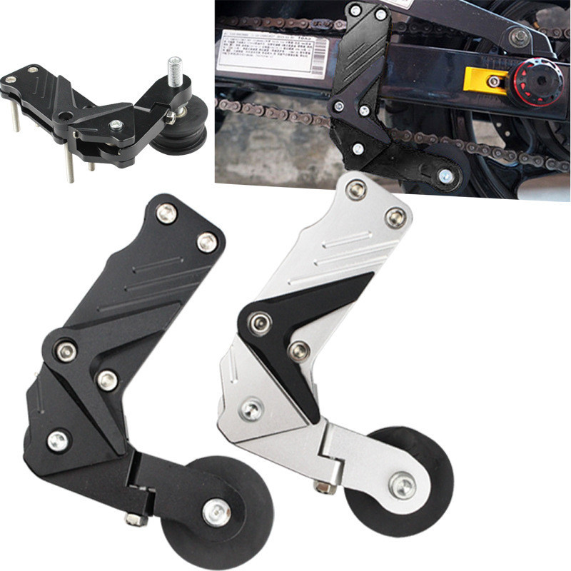 ตัวปรับโซ่รถจักรยานยนต์คานโค้งรถ ตัวปรับความตึง อุปกรณ์กันลื่นโซ่คู่มือโซ่ปรับอัตโนมัติโซ่