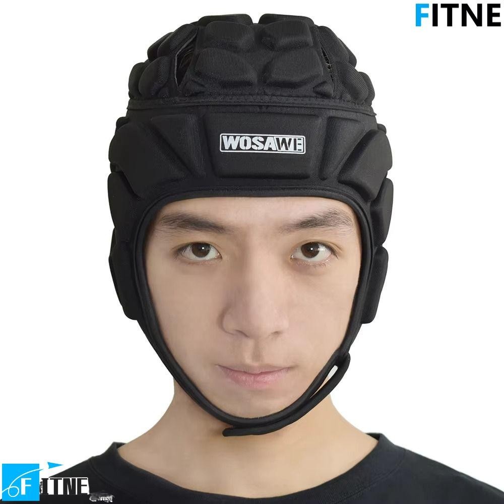 หมวกกันน็อคผู้รักษาประตูฟุตบอล ทำจากโฟม Eva ระบายอากาศได้ สวมใส่สบาย มาพร้อมระบบป้องกันแรงกระแทกและการดูดซึมช็อก