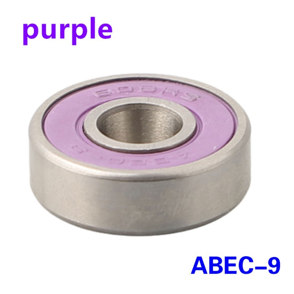 ขายร้อน ABEC7ABEC9 608 สเก็ตบอร์ด Roller Steel Sealed Ball Bearings 8x22x7mm