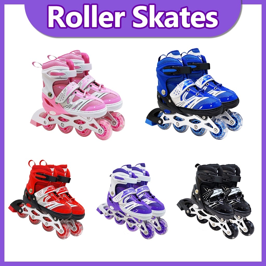 รองเท้าสเก็ต 129 โรลเลอร์สเก็ต โรลเลอร์เบลด Roller Skate มี 5 สี S2633 M3438 L3843