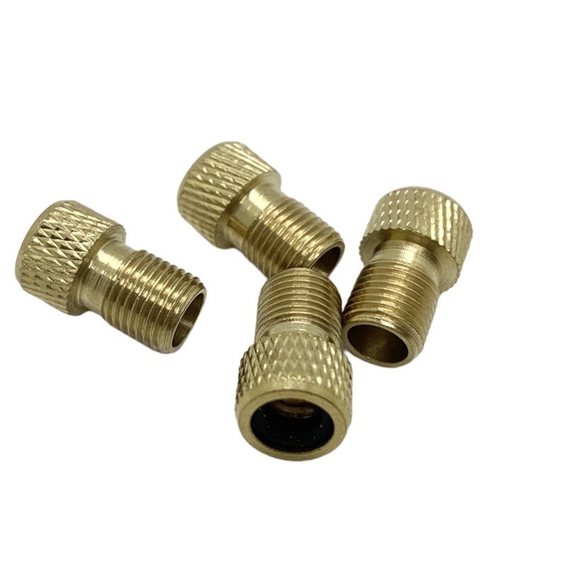 อแดปเตอร์ หัวแปลงเติมลมจักรยานจุ๊บเล็กFV ให้เป็นจุ๊บมอไซค์