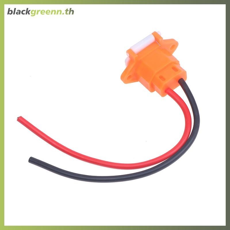 BGREE Ebike สกู๊ตเตอร์แบตเตอรี่เชื่อมต่อปลั๊กสามซ็อกเก็ตชาร์จแนวตั้งพร้อมสายไฟ 12AWG สาหรับ 36V 48V Universal