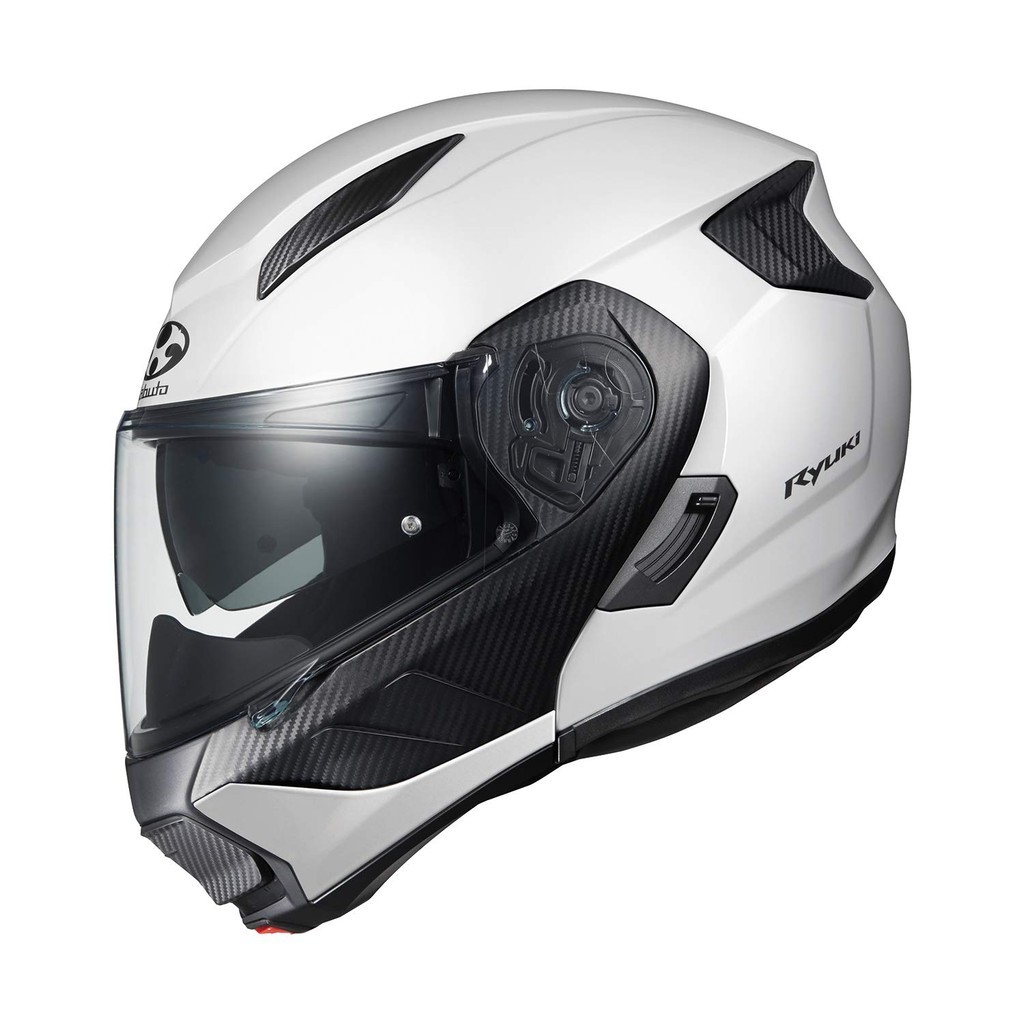 OGK KABUTO Bike Helmet System RYUKI White Metallic Size M