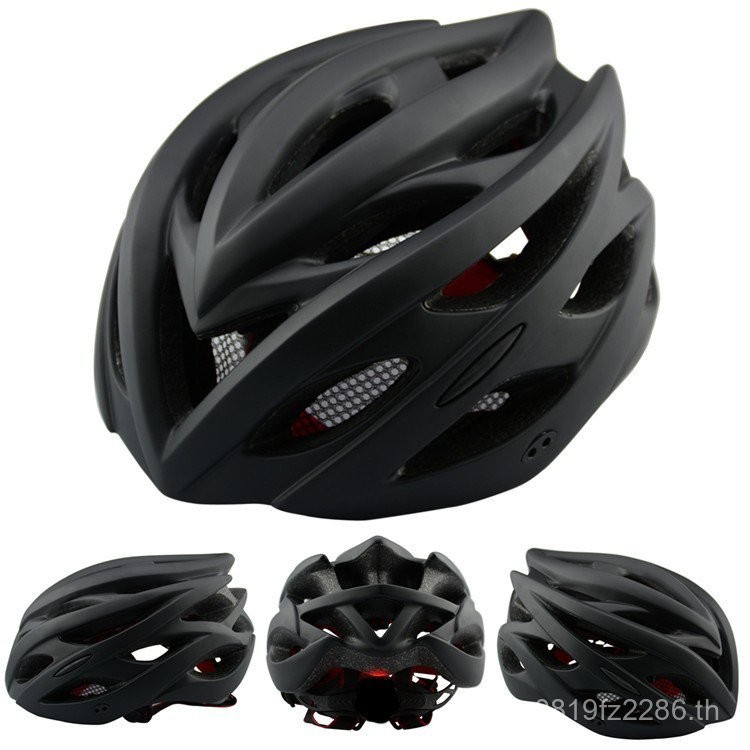 จักรยานเสือหมอบใหม่ พร้อมหมวกกันน็อกระบายอากาศ มีไฟ LED เพิ่มความปลอดภัยในตอนกลางคืน