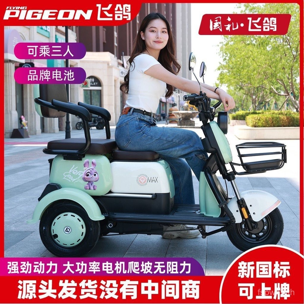 รถสามล้อไฟฟ้าสำหรับผู้สูงอายุ แบบหยิบแบตเตอรี่ ใช้ในครัวเรือนขนาดเล็ก