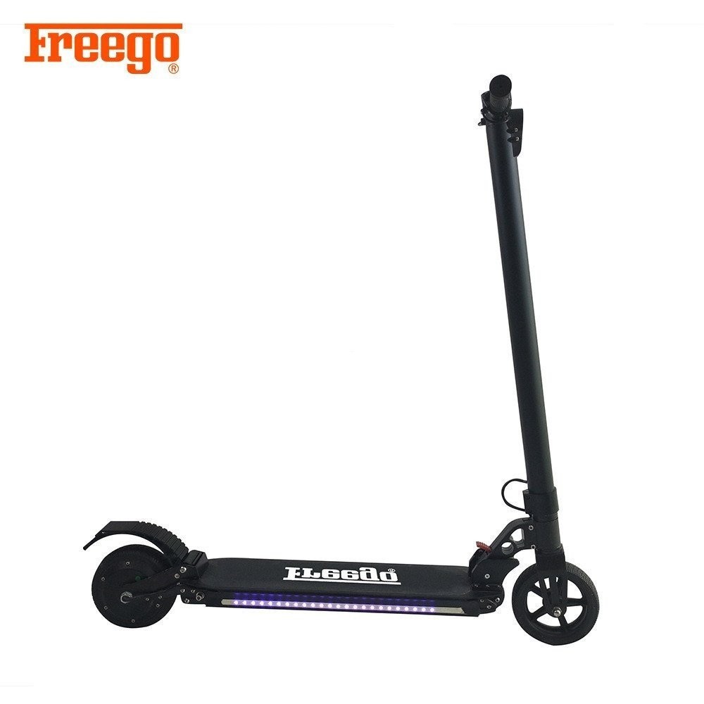 Freego สกู๊ตเตอร์ไฟฟ้าอลูมิเนียมอัลลอยด์สไตล์ใหม่ผู้ใหญ่ 22 ซมแบตเตอรี่ลิเธียมพับได้สกู๊ตเตอร์จักรยาน NR2E OQHA