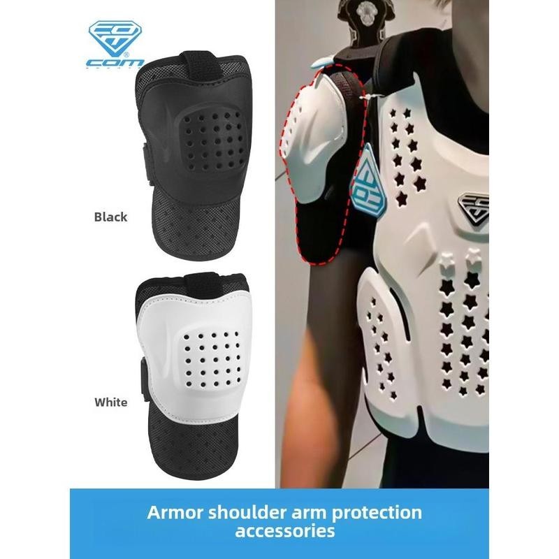 COM เกราะป้องกันไหล่สำหรับเด็ก แบบแข็งแรง พร้อมช่องปั๊ม เหมาะสำหรับขี่บีเอ็มเอ็กซ์และจักรยานเสือภูเขา บนหลากหลายสภาพถนน