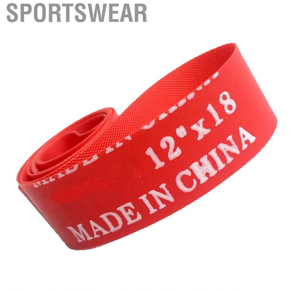 Sportswear Shopth Bike Rim Strip Red Pvc Tire Liner Full Coverage Protection Anti Punture Inner Tube Cushion