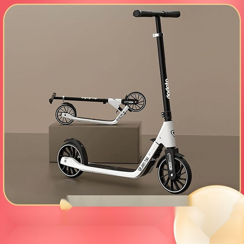 สกู๊ตเตอร์นำเข้าสำหรับเด็กอายุ61210ปีขึ้นไปผู้ใหญ่สองล้อจักรยานพับจักรยานเหยียบ mdm6699