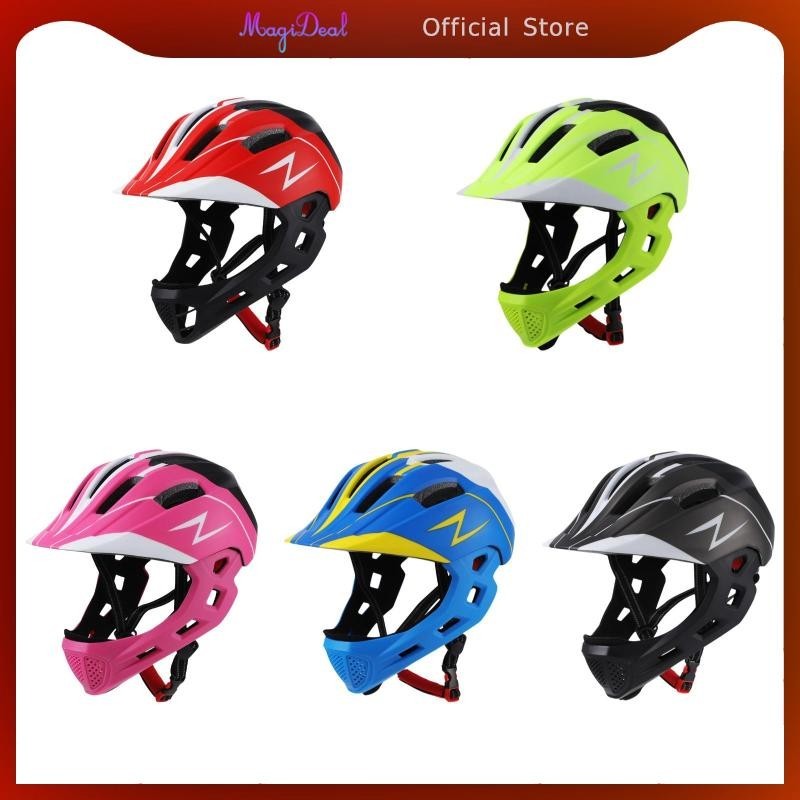 MagiDeal หมวกกันน็อคจักรยานเด็ก หมวกกันน็อค PP พร้อมไฟท้าย ถนนหมวกกันน็อคกีฬามีสไตล์