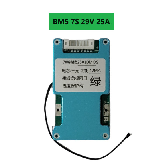 BMS Liion 37V 7S 29V 25A บอร์ดป้องกันแบตเตอรี่