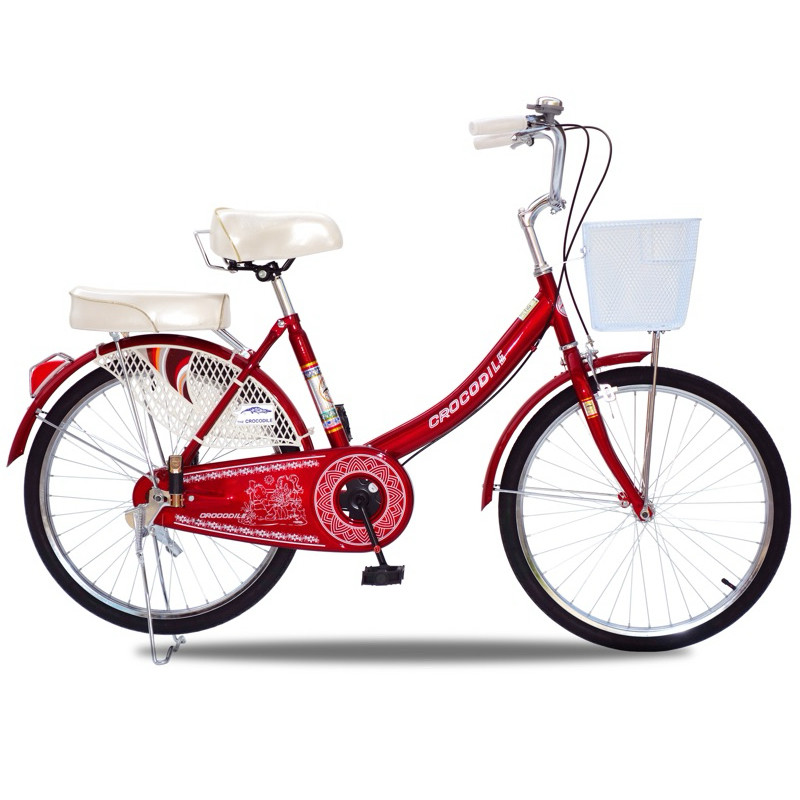 จักรยานแม่บ้าน 24นิ้ว จระเข้ มีบริการจัดส่งสินค้าเป็นคัน