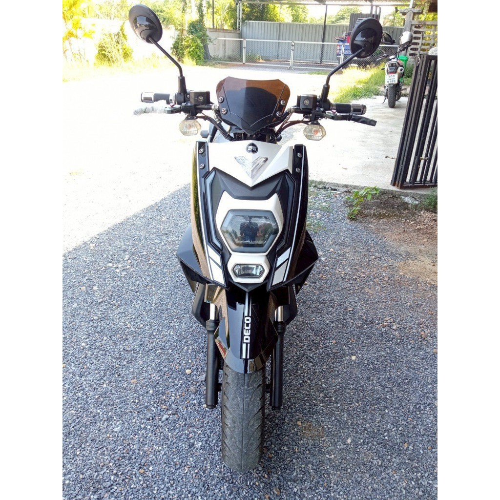 Deco SuperAce 2000 วัตต์ มือ2 สีดำขาว มอเตอร์ไซค์ไฟฟ้า