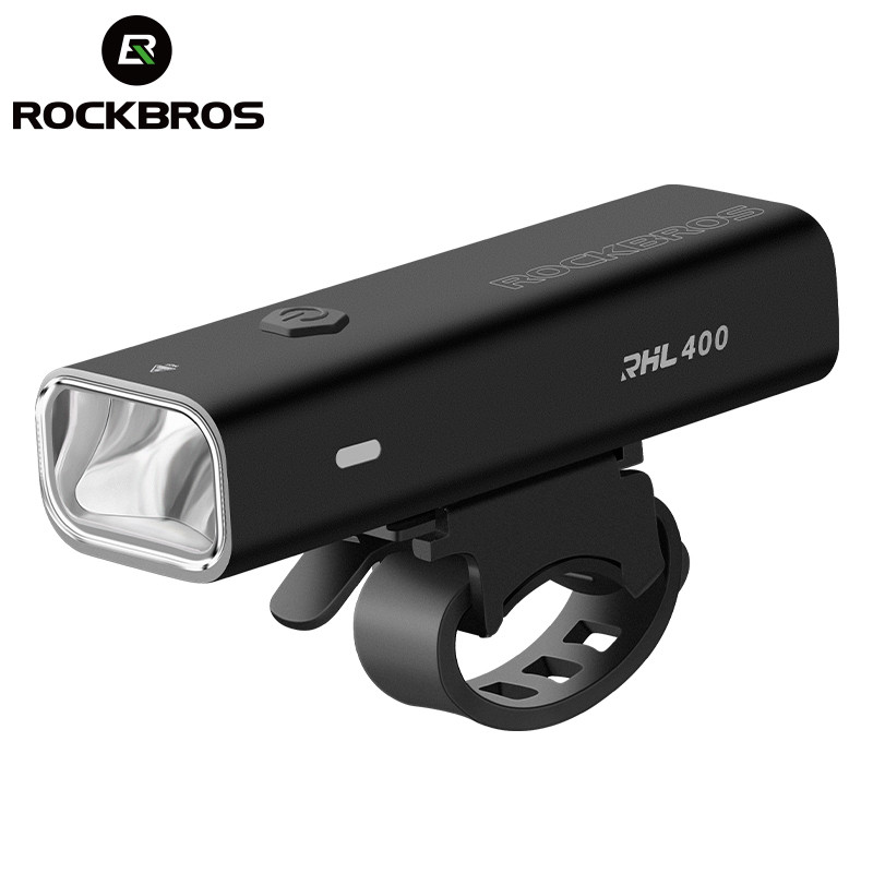 TH DeliveryROCKBROS ไฟหน้า LED แบบชาร์จ USB สำหรับจักรยาน