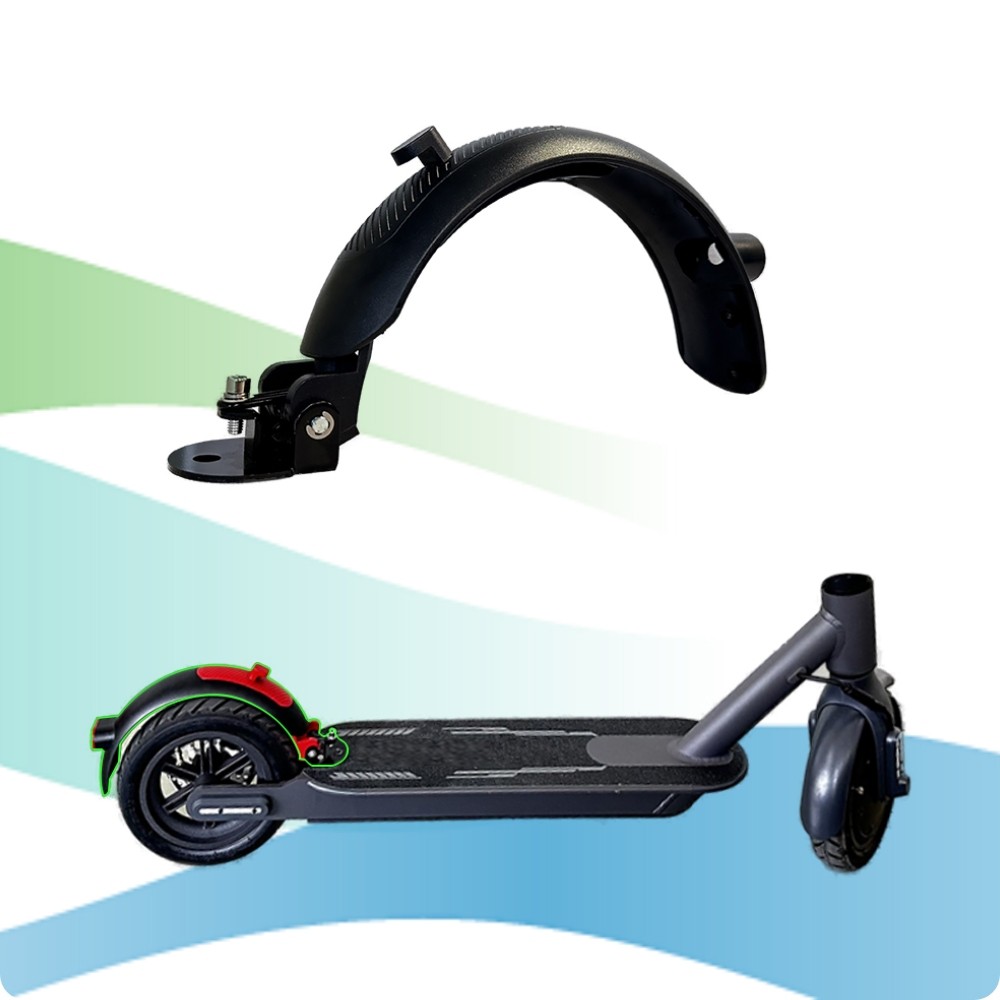 เหมาะสาหรับม365อุปกรณ์สกู๊ตเตอร์ไฟฟ้าบังโคลนหลังเบรกเท้าเสริมเบรกส่วนเบรกเท้าโดยใช้เหล็กหล่อหัตถกรรมแข็งแรงทนทานส่วนบุคคลดัดแปลงชิ้นส่วนบังโคลนหลังชุ