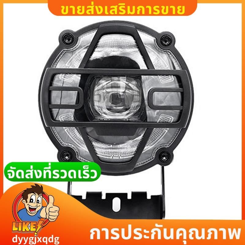 ไฟหน้า EBike 36V 48V กันน้ำ อัลลอยด์ สำหรับแตรและไฟหน้าจักรยานไฟฟ้าใช้กลางคืน