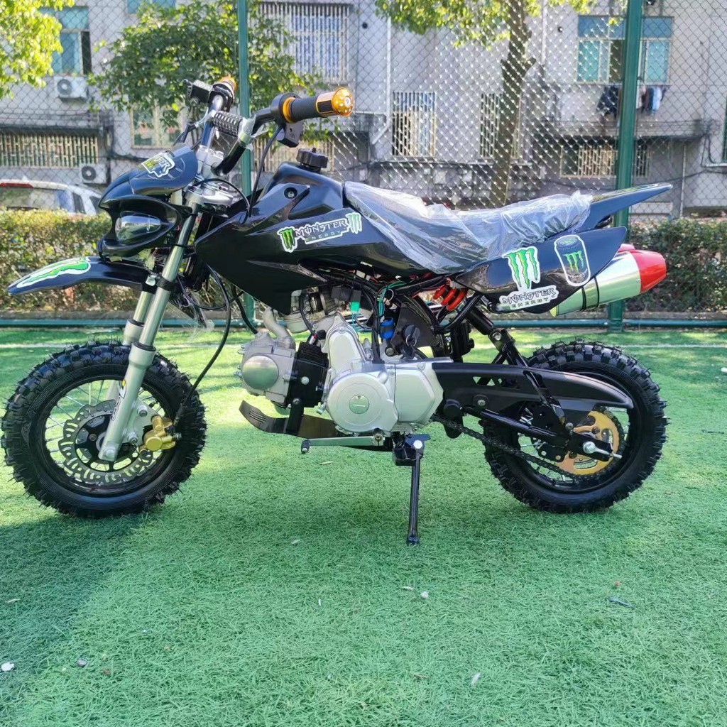 TwoWheel offRoad Vehicle Motorcycle Students Can Sit Adult Small Gasoline Mini Motorcycle Mountain Bike offRoad Vehic