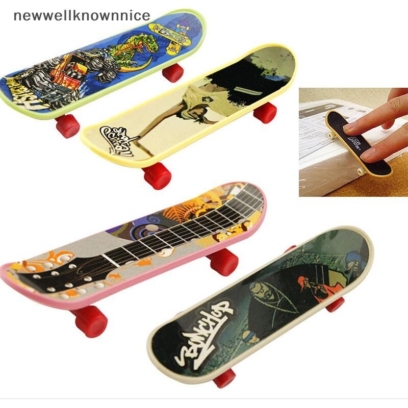 Newwellknownnice 1X Mini Finger Board สเก็ตบอร์ดความแปลกใหม่เด็กชายหญิงของเล่นของขวัญสาหรับ Party 37 TH