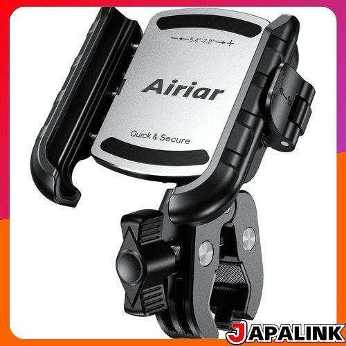 ที่วางสมาร์ทโฟนบนจักรยาน Airiar ที่วางโทรศัพท์มือถือ ขาตั้งสมาร์ทโฟน ที่วางสมาร์ทโฟนบนจักรยานสำหรับจักรยานเสือหมอบ จักรยานครอสไบค์ และมอเตอร์ไซค์ Quick Power Grip ARM8SP Direct from Japan